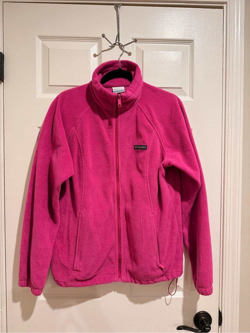 Columbia Kids Bright Pink Full-Zip Fleece Jacket